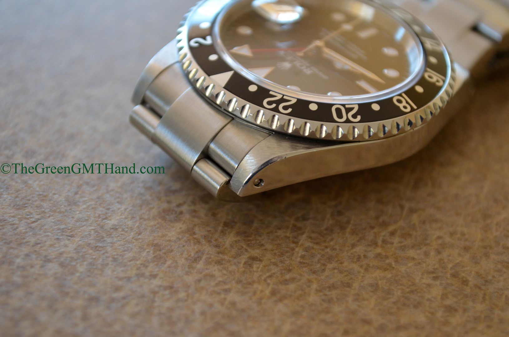 Rolex For Sale-Rolex 16710 GMT Master II Black Bezel 3185 Movement SEL and Lug Holes K Serial Preowned-Rolex Watches For Sale Online