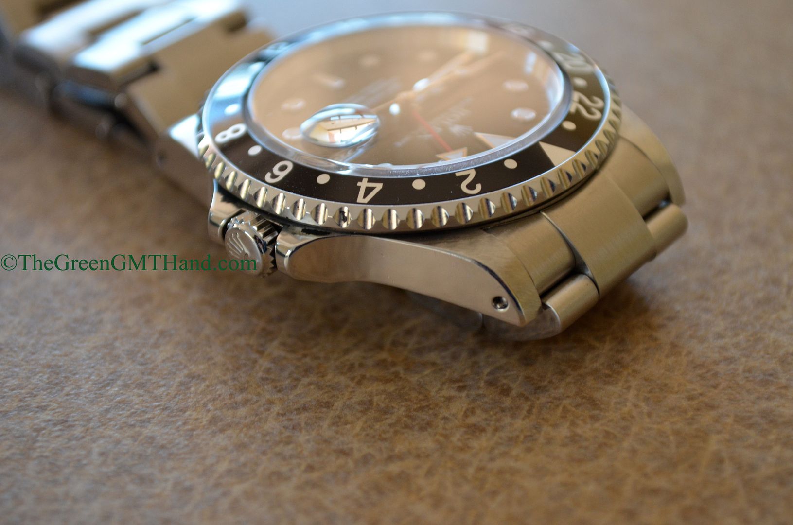 Rolex For Sale-Rolex 16710 GMT Master II Black Bezel 3185 Movement SEL and Lug Holes K Serial Preowned-Rolex Watches For Sale Online