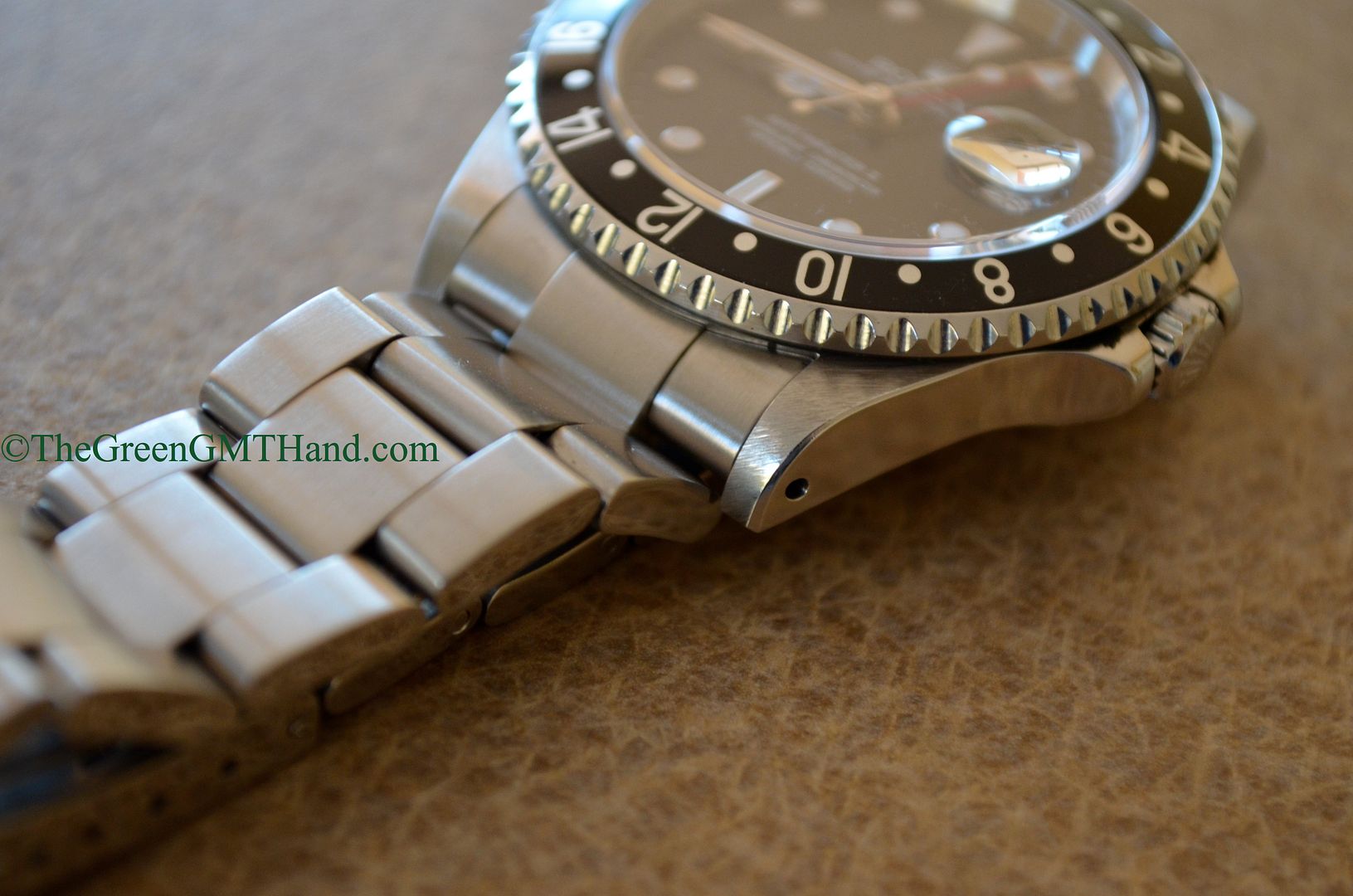 Rolex For Sale-Rolex 16710 GMT Master II Black Bezel 3185 Movement SEL and Lug Holes K Serial Preowned-Rolex Watches For Sale Online