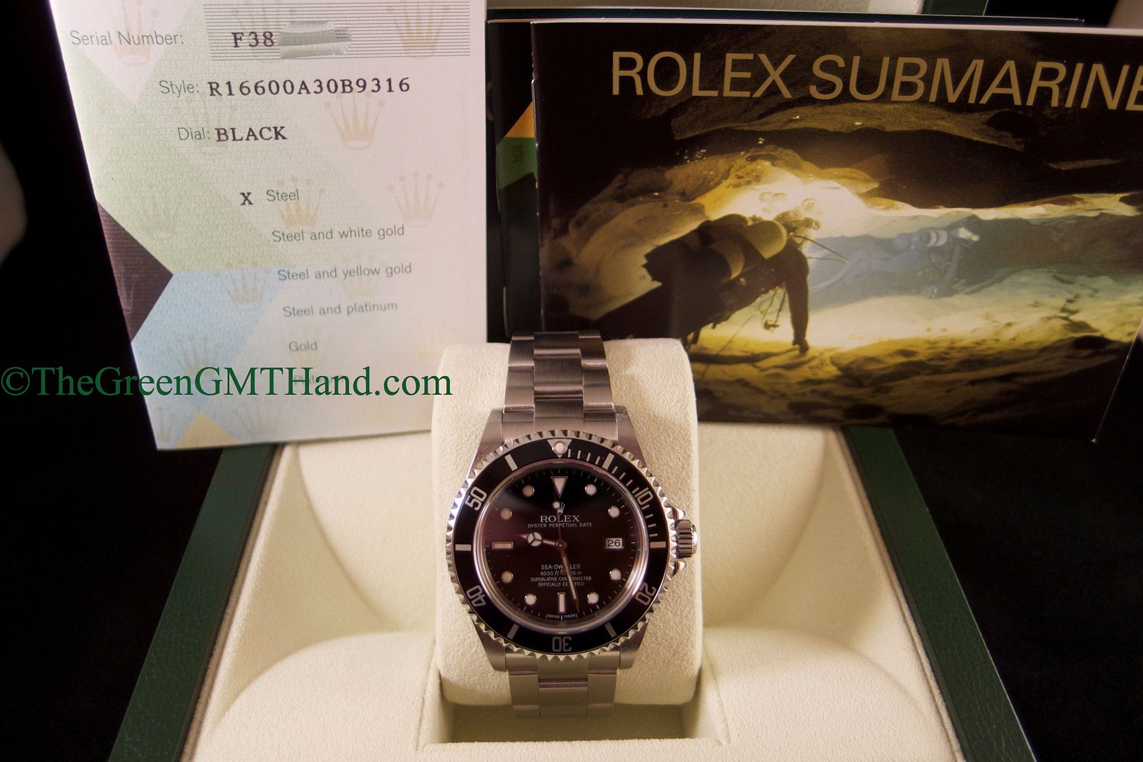 Rolex For Sale-Rolex 16600 Sea Dweller F Serial Full Set Box and Warranty Papers
