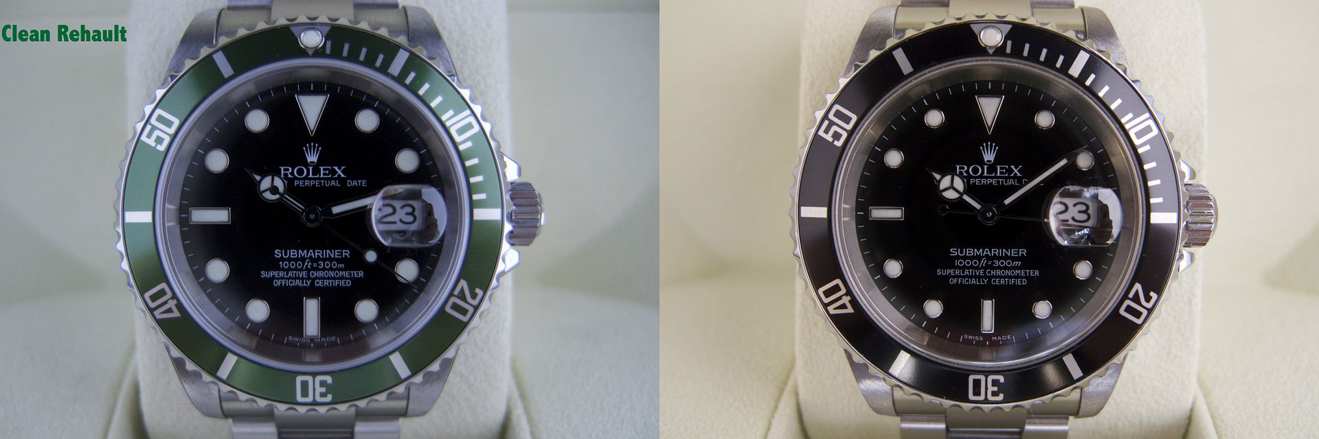 Rolex 16610 vs. 16610LV: Clean rehault