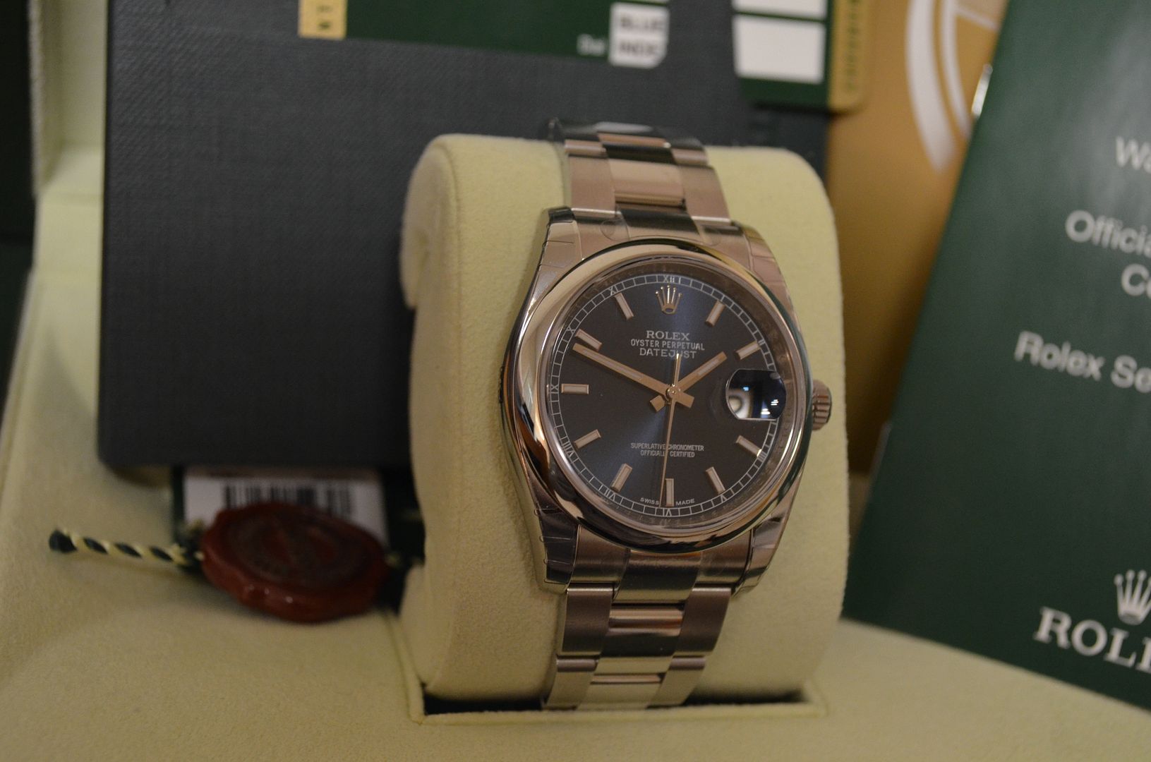 Rolex Smooth Domed Bezel On A Rolex 116200 Datejust