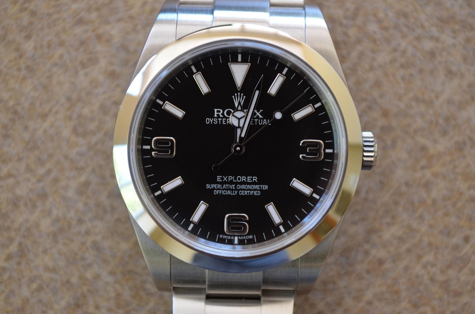 Rolex Swiss Made Dial Blue Chromalight Lume