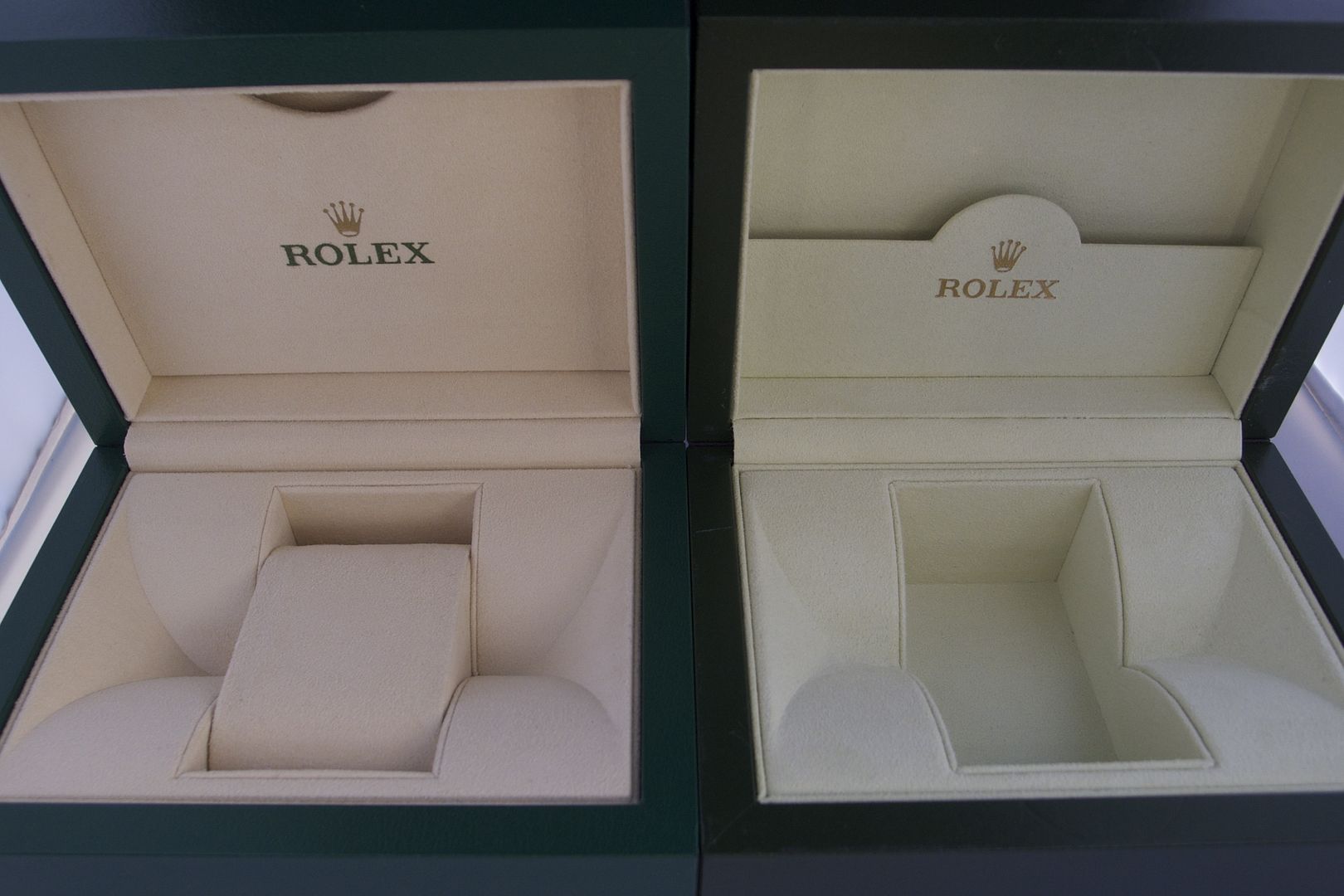  Rolex box change: inside color change