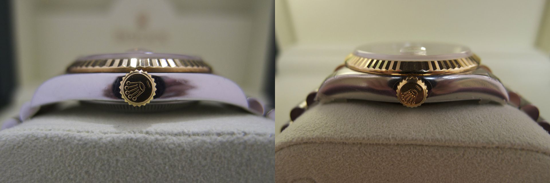  same crown design on Rolex 16233 and 116233 Datejust models
