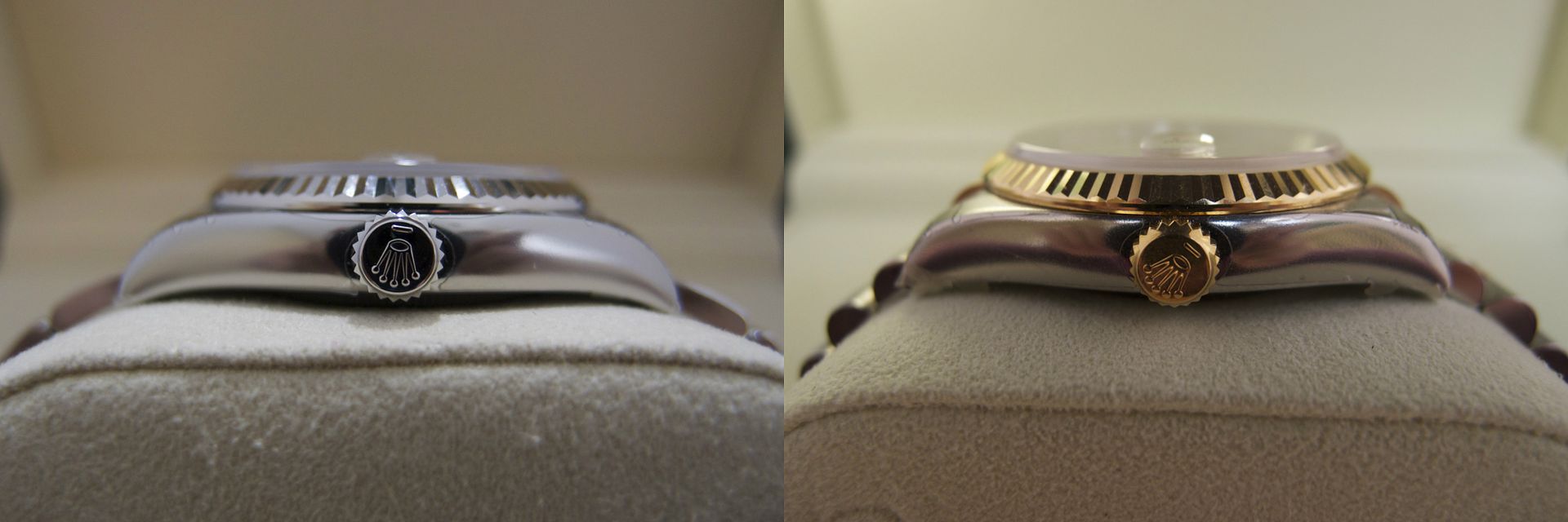  same crown design on Rolex 116234 and 116233 Datejust models