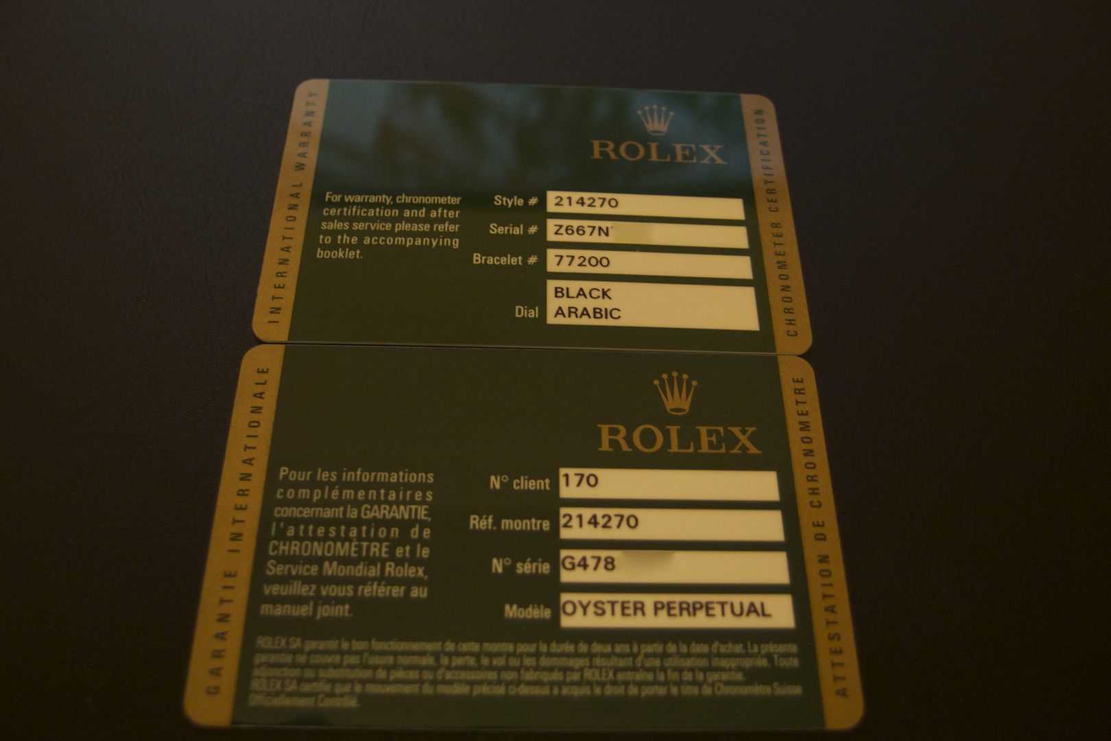  USA Style Rolex Warranty Card vs. Overseas Foreign Style Rolex Warranty Card Differences Explained