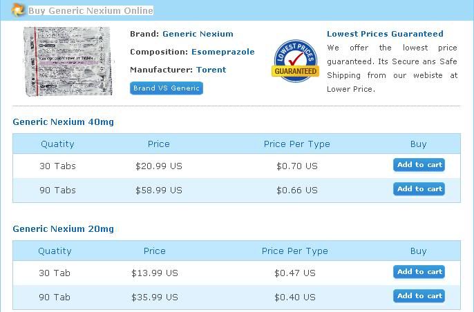 Buy Generic nexium (c) gemsdrugstore nexium generic walmart