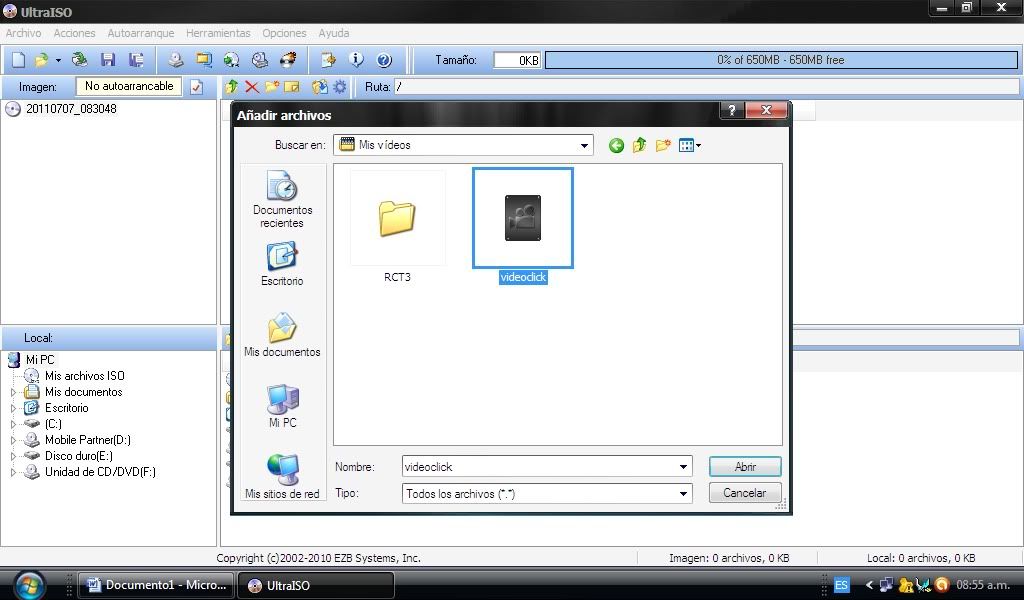 Como crear una imagen Iso con el Ultraiso Como crear una imagen Iso con el Ultraiso