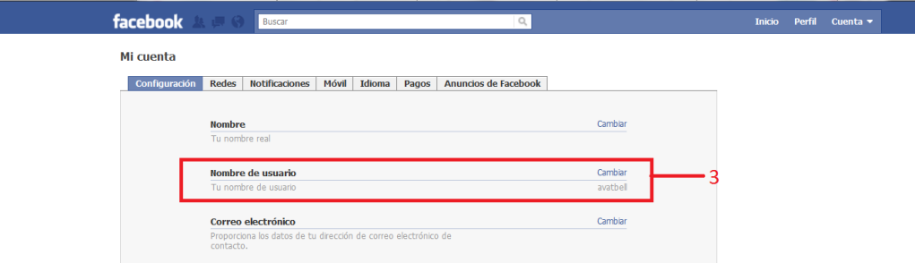 usuario face usuario face