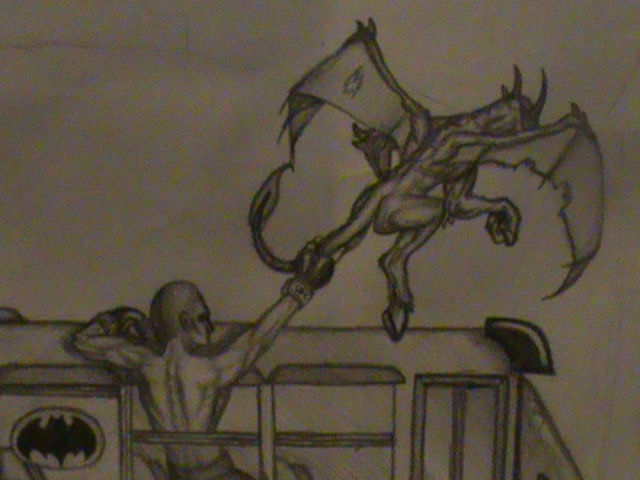 I draw with crayons! I draw with crayons!