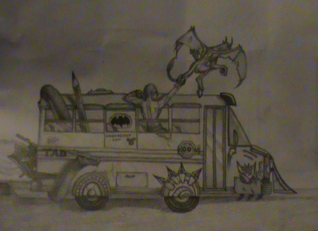 I draw with crayons! I draw with crayons!