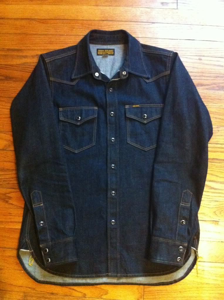 royal blue denim shirt