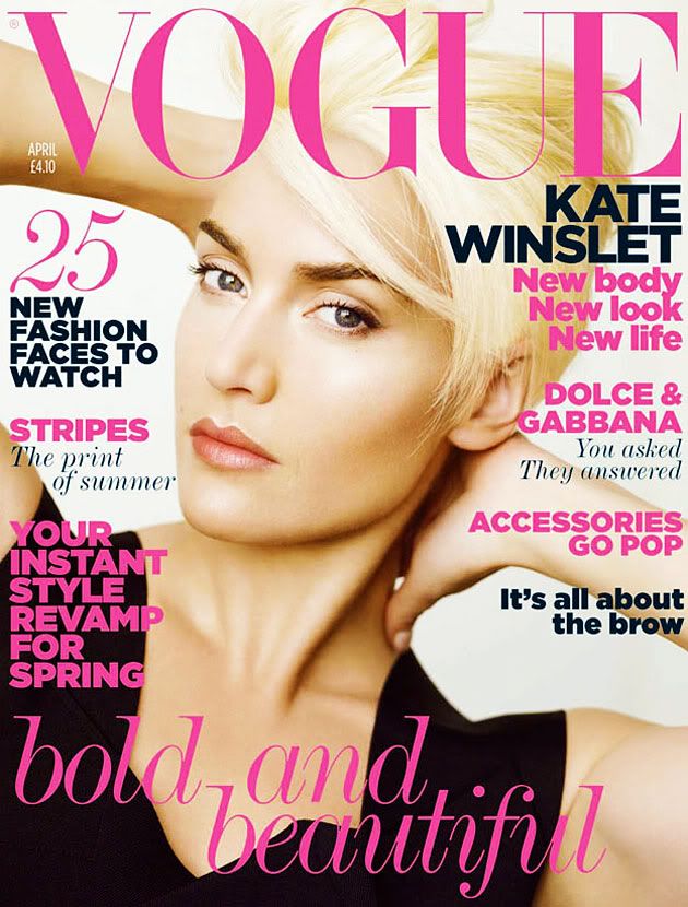 Kate Winslet On UK Vogue.