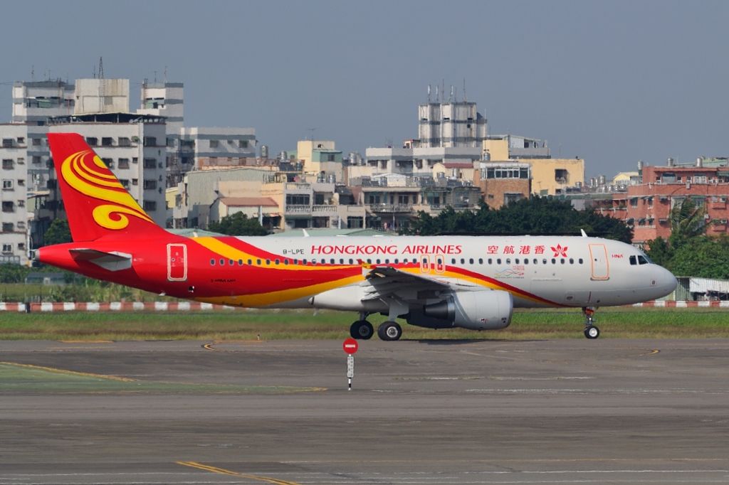 香港航空新涂装(a320)khh纪录