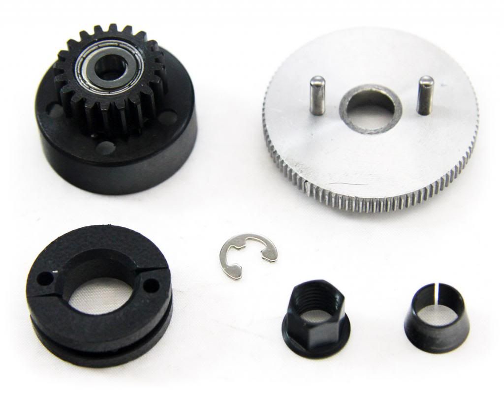 Traxxas TMaxx TRX 2.5 Classic * 20T CLUTCH BELL, FLYWHEEL & SHOES