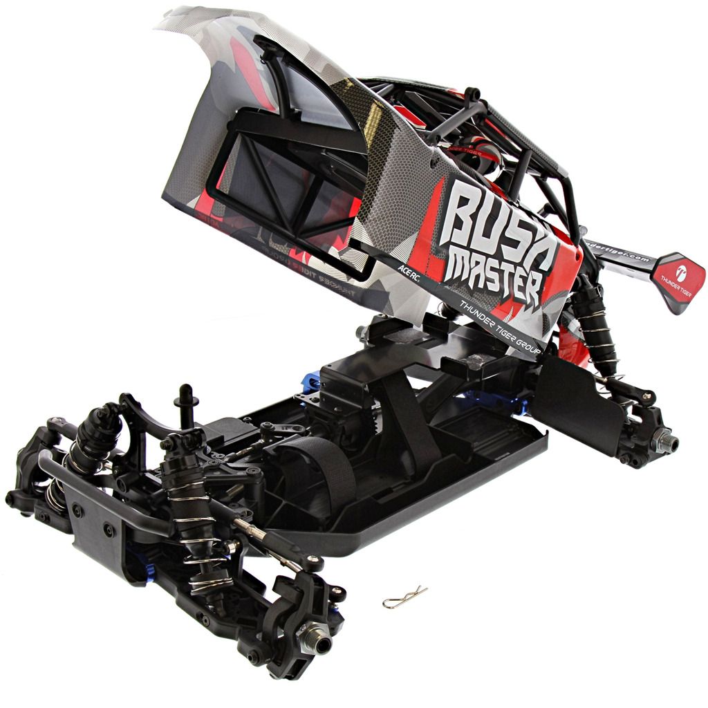 Thunder Tiger 1/8 Bushmaster Buggy * ROLLER ROLLING CHASSIS * w/ Red