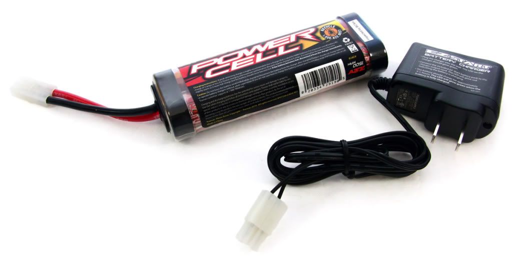 Traxxas Nitro 4Tec 3.3 * 7.2V NiMH1500 mAh BATTERY & CHARGER 6 Cell ez