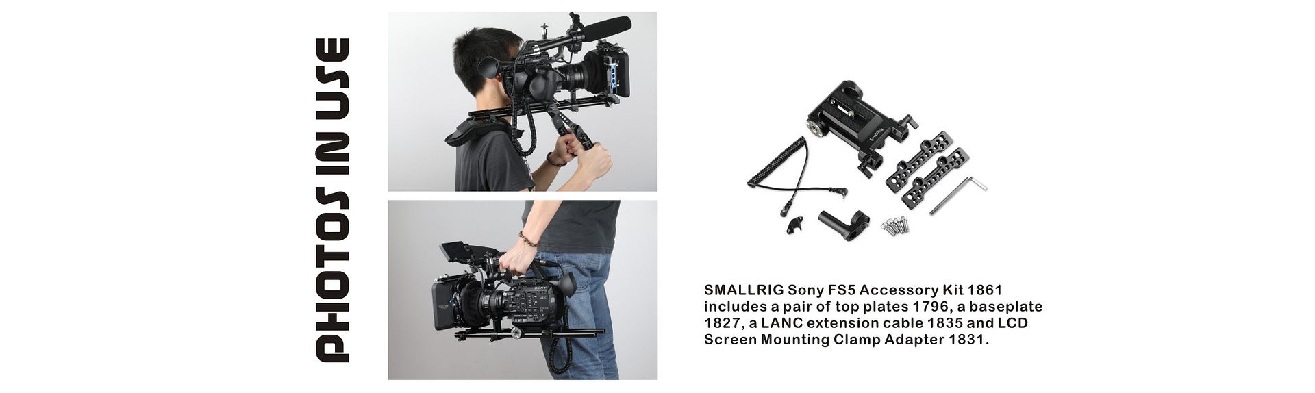 SMALLRIG Sony FS5 Accessory Kit 1861