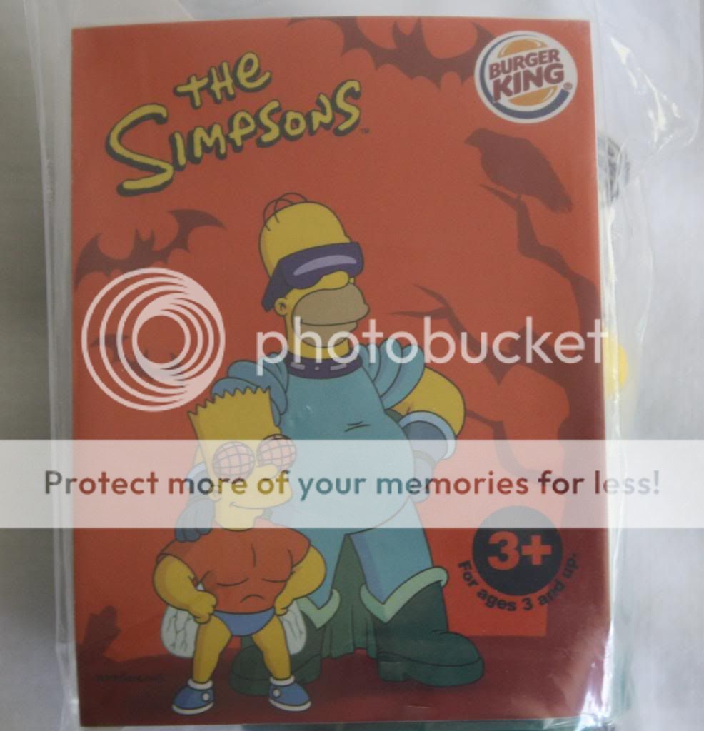 New Burger King Kids Meal Toy 2011 Homer Simpson The Simpsons NIP