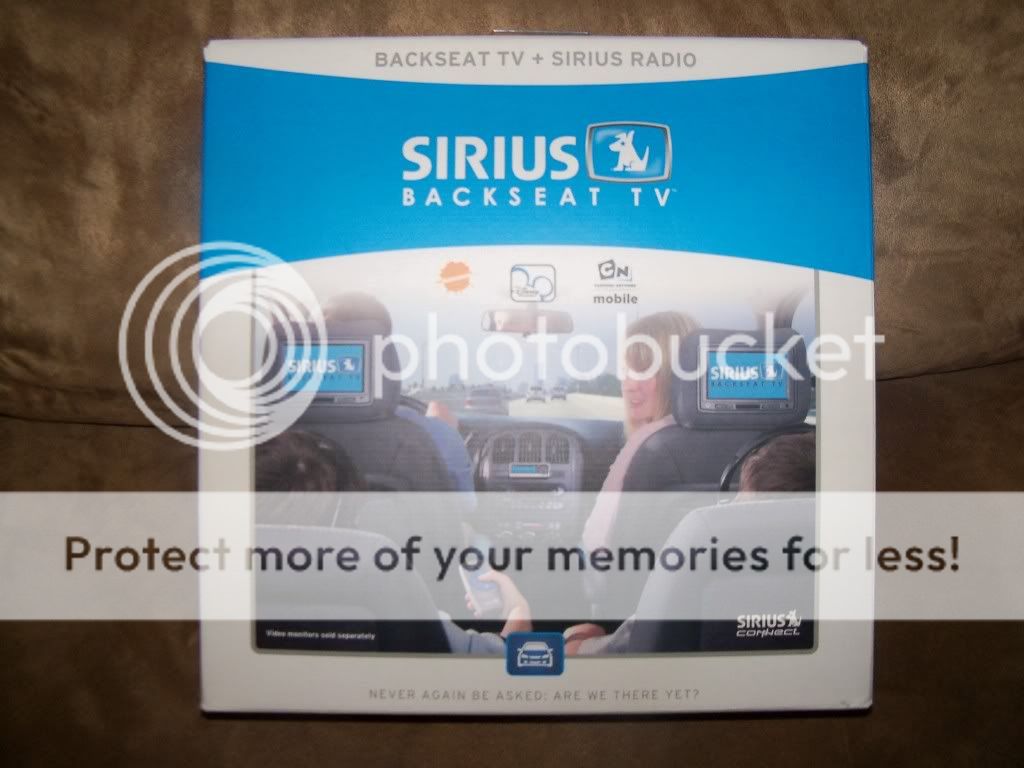 Brand New Sirius Satelite Radio + Sirius Backseat TV  