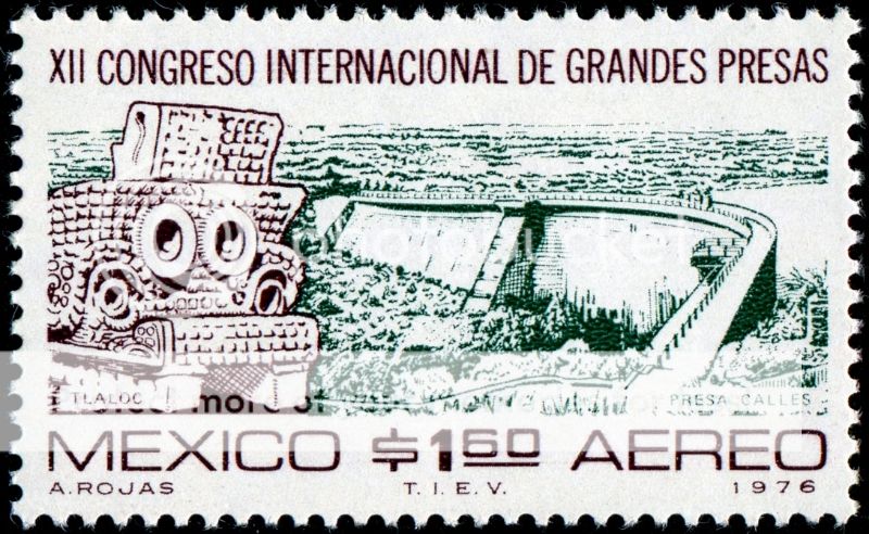 Resultado de imagen para rivers, bridges and dams and postal stamps of mexico