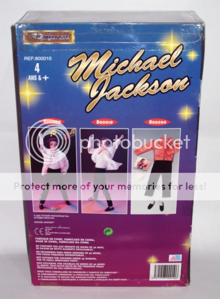 Michael Jackson 12 Black or White Doll NEW & MINT 1995  