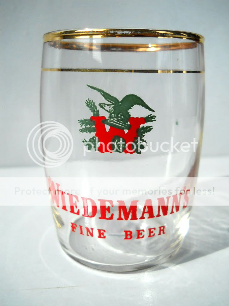 Wiedemann Beer Barrel Glass Newport KY  