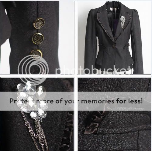 8777 Office Lady OL Elegant Suit Jacket & Skirt SML XL  