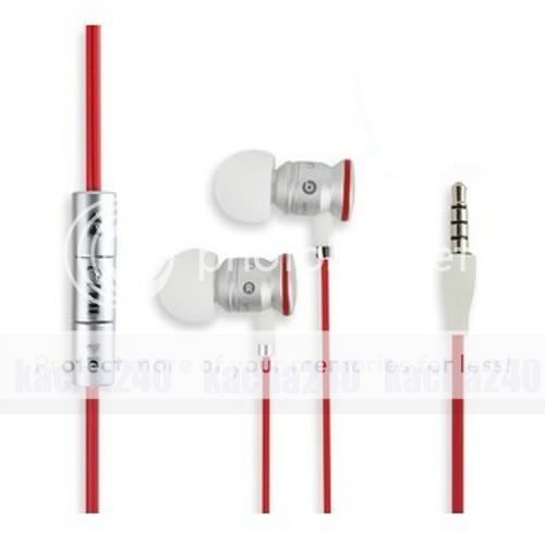   Headphone Earphone with control talk and Mic for  MP4 Phone HTC